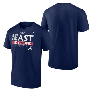 Men's Atlanta Braves Navy 2022 NL East Division Champions Locker Room T-Shirt