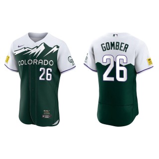 Austin Gomber Colorado Rockies Green 2022 City Connect Authentic Jersey