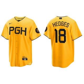 Austin Hedges Pittsburgh Pirates Gold City Connect Replica Jersey