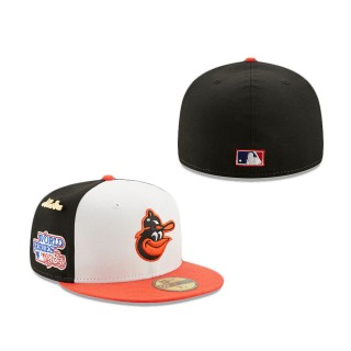 Baltimore Orioles 1983 Logo History Fitted Hat