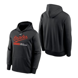 Baltimore Orioles Black 2023 Postseason Authentic Collection Dugout Pullover Hoodie