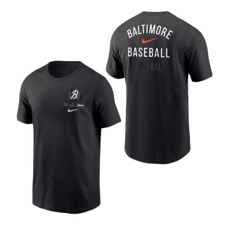 Baltimore Orioles Black 2023 City Connect Double T-Shirt