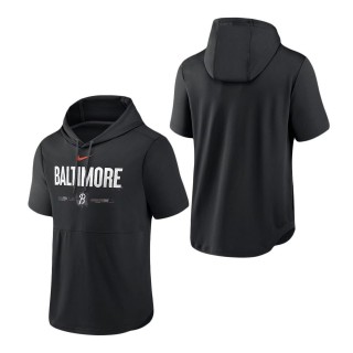 Baltimore Orioles Black 2023 City Connect Short Sleeve Pullover Hoodie