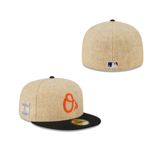 Baltimore Orioles Harris Tweed Fitted Hat