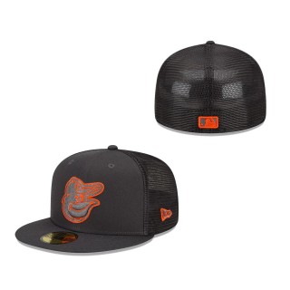 Baltimore Orioles 2022 Batting Practice 59FIFTY Fitted Hat Graphite