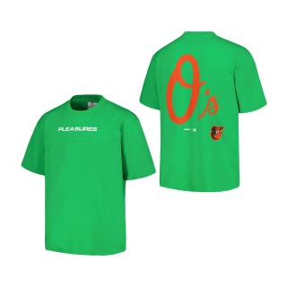 Baltimore Orioles PLEASURES Green Ballpark T-Shirt