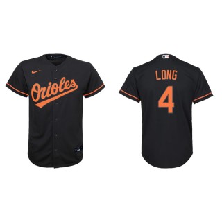Youth Orioles Shed Long Jr. Black Jersey
