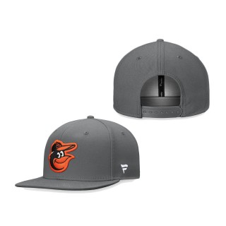 Baltimore Orioles Snapback Hat Graphite