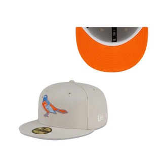 Baltimore Orioles Stone Orange 59FIFTY Fitted Hat