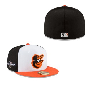 Baltimore Orioles White 2023 Postseason 59FIFTY Fitted Cap