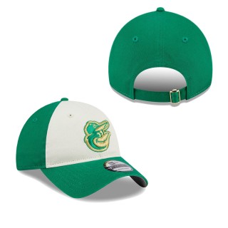 Baltimore Orioles White Green 2024 St. Patrick's Day 9TWENTY Adjustable Hat
