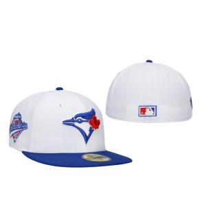 Toronto Blue Jays White Royal 1993 World Series Two-Tone Hat