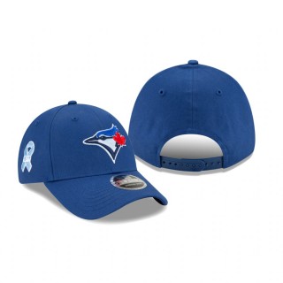 Toronto Blue Jays Royal 2021 Father's Day 9FORTY Adjustable Hat