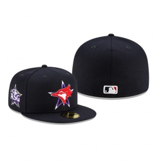 Blue Jays Navy 2021 MLB All-Star Game On-Field 59FIFTY Fitted Hat