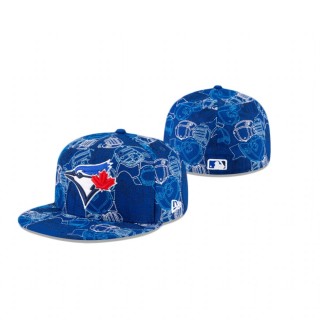 Blue Jays Royal Cap Chaos 59FIFTY Fitted Hat