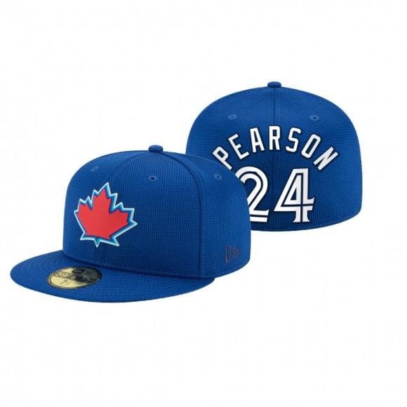 Blue Jays Nate Pearson Royal 2021 Clubhouse Hat