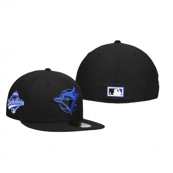 Blue Jays Black Royal Under Visor Hat