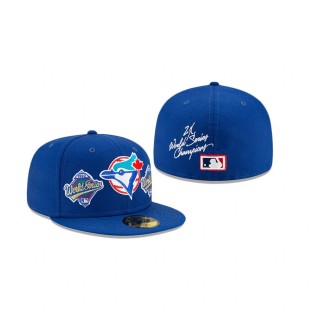 Blue Jays World Champions 59FIFTY Fitted Royal Hat