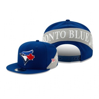 Toronto Blue Jays New Era Royal Team Bulletin 9FIFTY Adjustable Snapback Hat