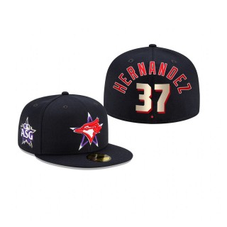 Blue Jays Teoscar Hernandez 2021 MLB All-Star Game Navy Hat