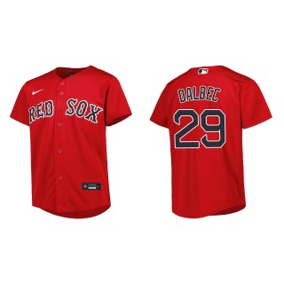 Bobby Dalbec Youth Boston Red Sox Red Alternate Replica Jersey
