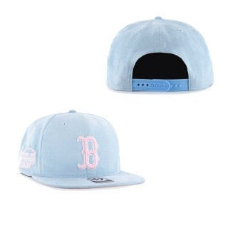 Boston Red Sox '47 Light Blue Ultra Suede Captain Snapback Hat