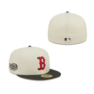 Boston Red Sox Black Denim 59FIFTY Fitted Hat
