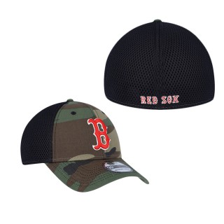 Boston Red Sox Camo Team Neo 39THIRTY Flex Hat