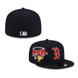 Boston Red Sox City Cluster 59FIFTY Fitted Hat Navy
