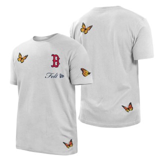 Boston Red Sox x FELT White Butterfly T-Shirt