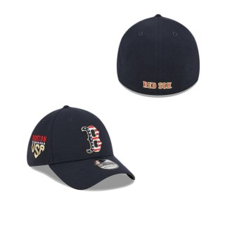 Boston Red Sox Independence Day 39THIRTY Stretch Fit Hat