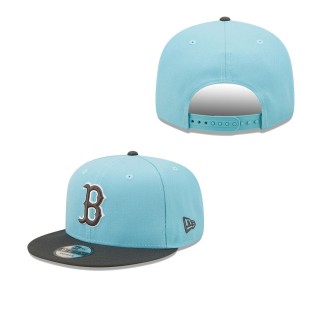 Men's Boston Red Sox Light Blue Charcoal Color Pack Two-Tone 9FIFTY Snapback Hat
