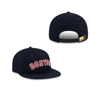 Boston Red Sox Melton Wool Retro Crown 9FIFTY Adjustable Hat