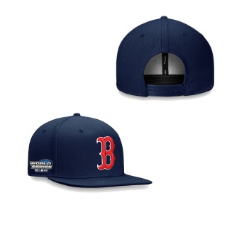 Men's Boston Red Sox Navy 2004 World Series Patch Snapback Hat