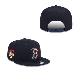Boston Red Sox Navy 2023 Fourth of July 9FIFTY Snapback Adjustable Hat