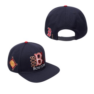 Men's Boston Red Sox Navy Cooperstown Collection Years Snapback Hat