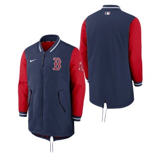 Boston Red Sox Navy Dugout Performance Full-Zip Jacket