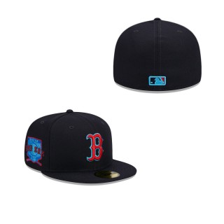 Boston Red Sox Navy 2023 MLB Father's Day On-Field 59FIFTY Fitted Hat