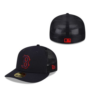 Boston Red Sox 2022 Batting Practice Low Profile 59FIFTY Fitted Hat Navy