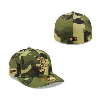Boston Red Sox New Era Camo 2022 Armed Forces Day Low Profile 59FIFTY Hat