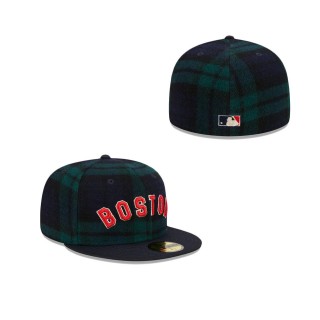 Boston Red Sox Plaid 59FIFTY Fitted Cap