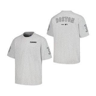 Boston Red Sox PLEASURES Gray Team T-Shirt