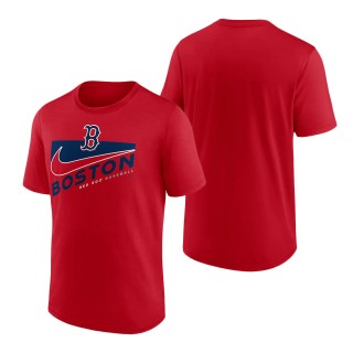 Boston Red Sox Nike Red Swoosh Town Performance T-Shirt