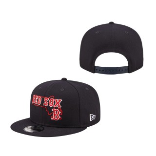 Boston Red Sox State 9FIFTY Snapback Hat Navy