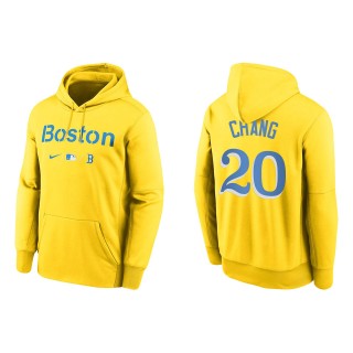 Boston Red Sox Yu Chang Gold City Connect Therma Hoodie