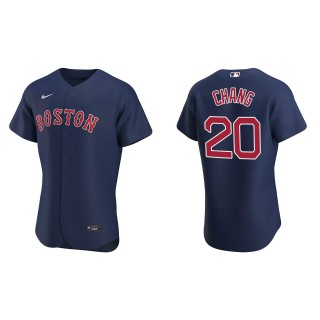Boston Red Sox Yu Chang Navy Authentic Alternate Jersey