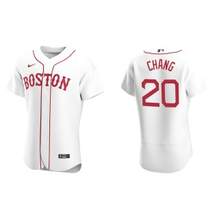 Boston Red Sox Yu Chang White Authentic Alternate Jersey