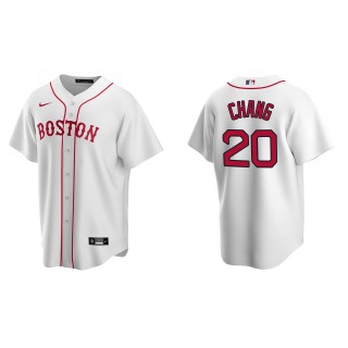 Boston Red Sox Yu Chang White Replica Alternate Jersey
