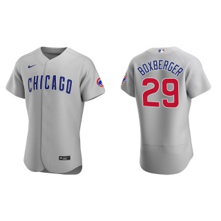 Brad Boxberger Men's Chicago Cubs Nike Gray Road Authentic Jersey