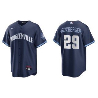 Brad Boxberger Men's Chicago Cubs Nike Navy City Connect Replica Jersey